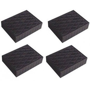Tampons-Bloc de caoutchouc (160x120x40mm) lot de 4 Tampons-Bloc de caoutchouc (160x120x40mm) lot de 4
