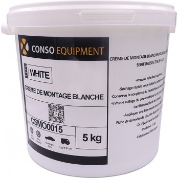 Crème de montage blanche 5 Kg (x2)