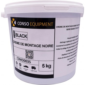 Crème de montage noire 5 Kg (x2)