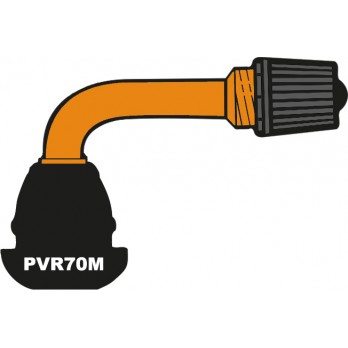 Valves coudées PVR70M pour 2 roues (X10)